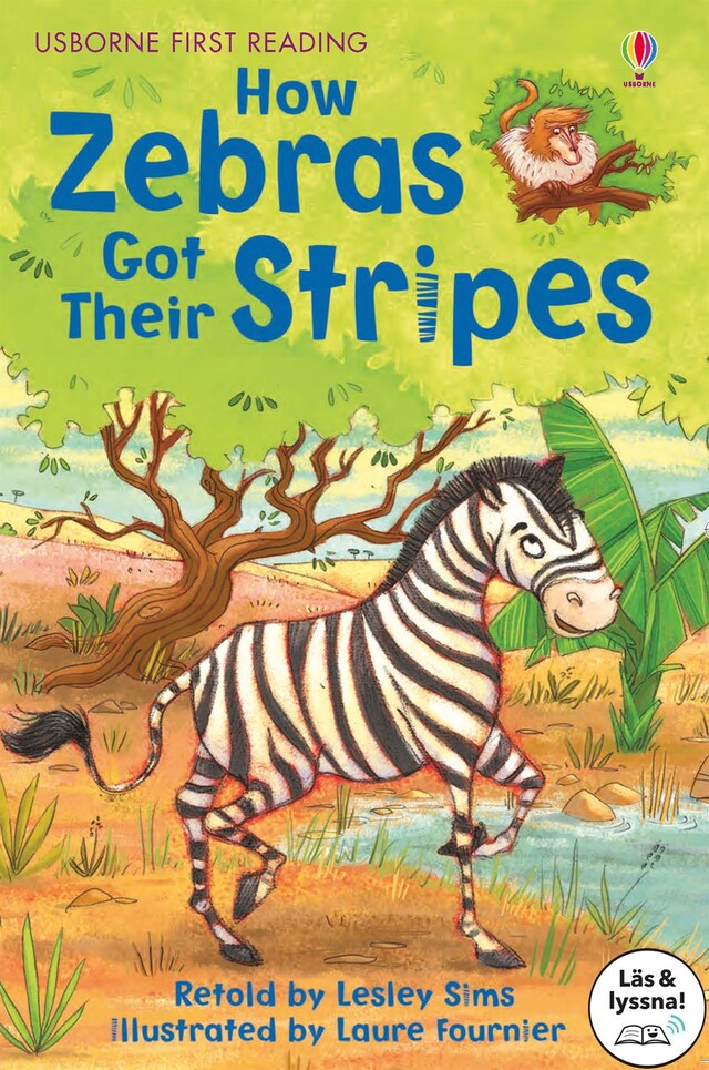 Book cover for How Zebras Got Their Stripes (Läs & lyssna))