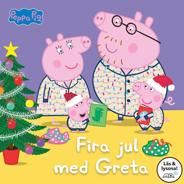 Buchcover für Fira jul med Greta (Läs & lyssna)