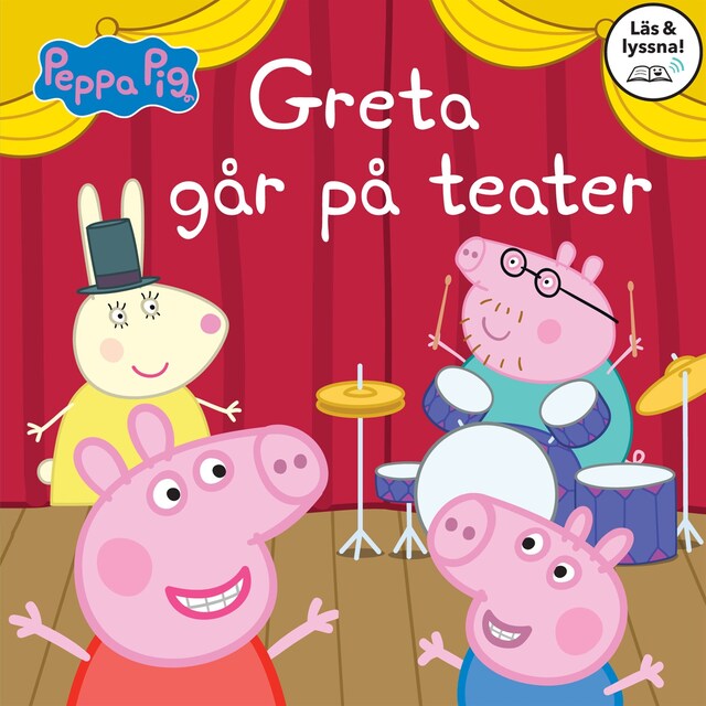 Book cover for Greta går på teater (Läs & lyssna)