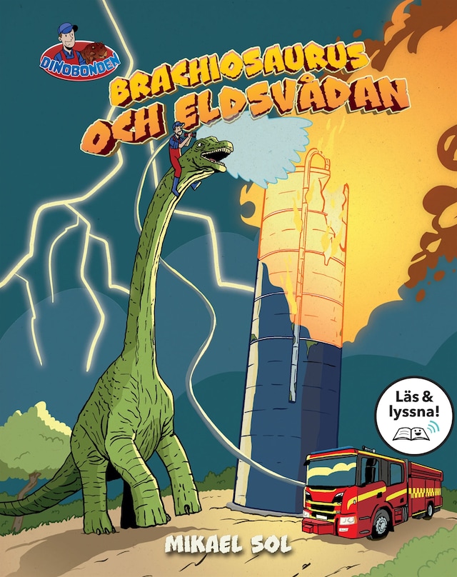 Bokomslag för Brachiosaurus och eldsvådan (Läs & lyssna)