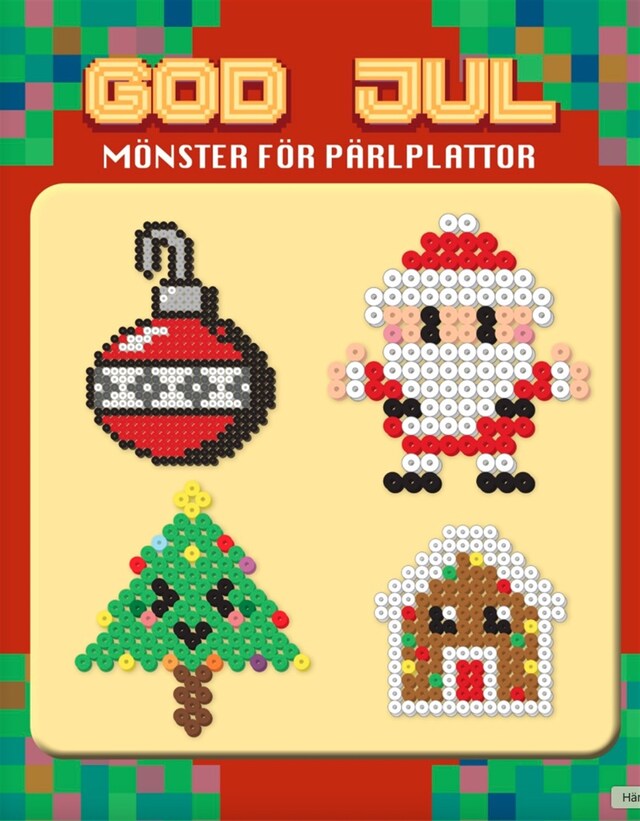 Book cover for God jul : mönster för pärlplattor