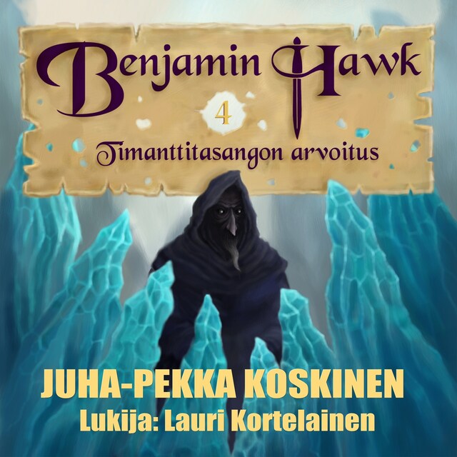 Book cover for Benjamin Hawk – Timanttitasangon arvoitus