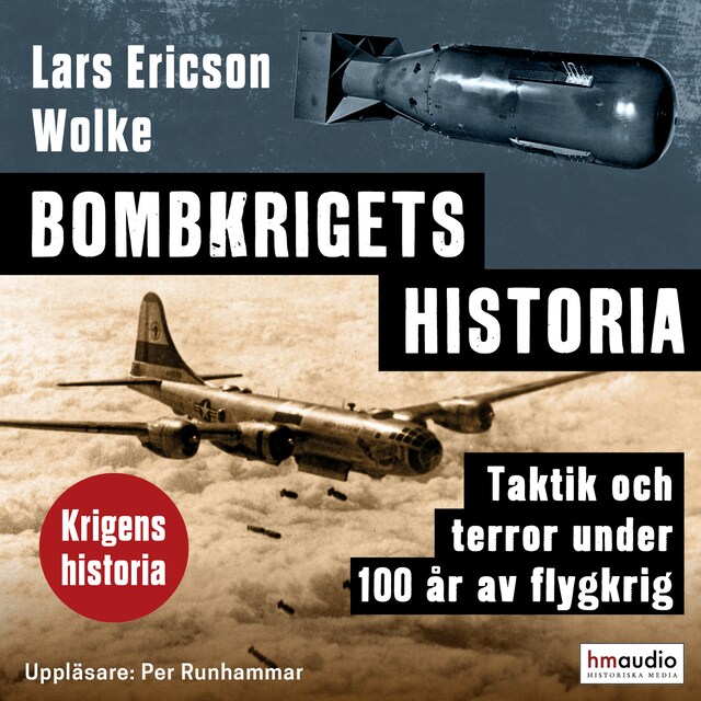 Couverture de livre pour Bombkrigets historia