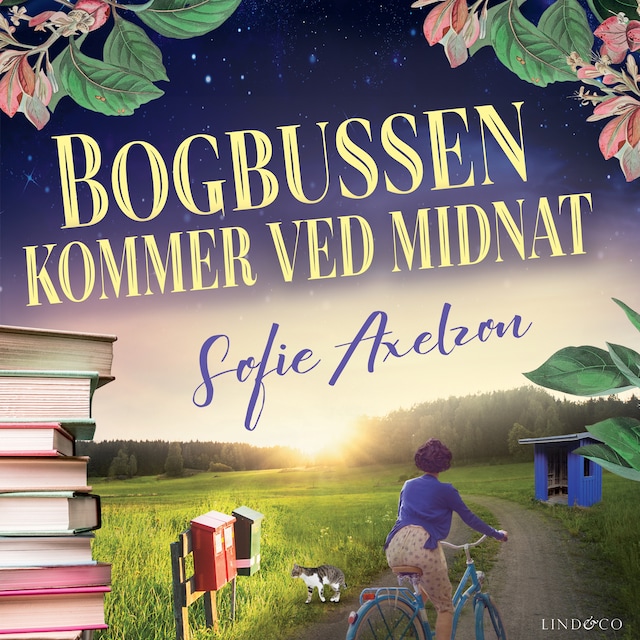 Okładka książki dla Bogbussen kommer ved midnat
