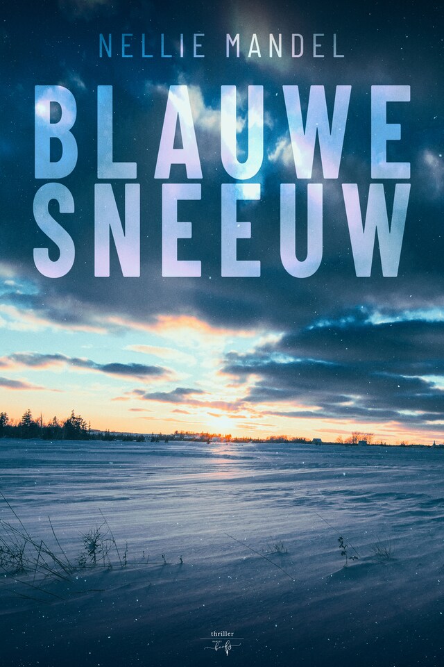 Blauwe sneeuw