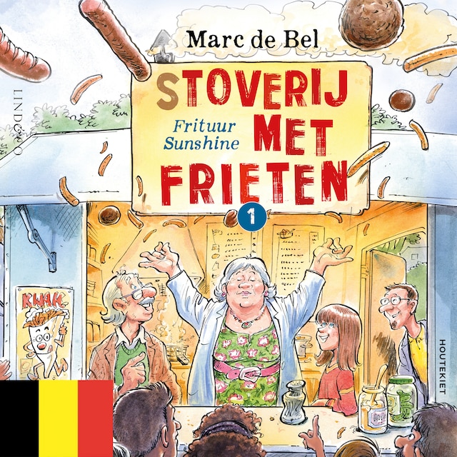 Boekomslag van Stoverij met frieten (1) - Frituur Sunshine (Vlaams gesproken)