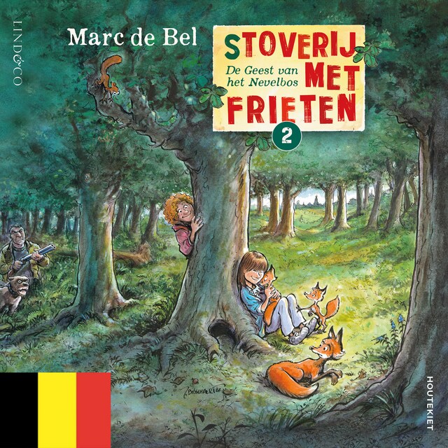 Couverture de livre pour Stoverij met frieten (2) - De geest van het nevelbos (Vlaams gesproken)