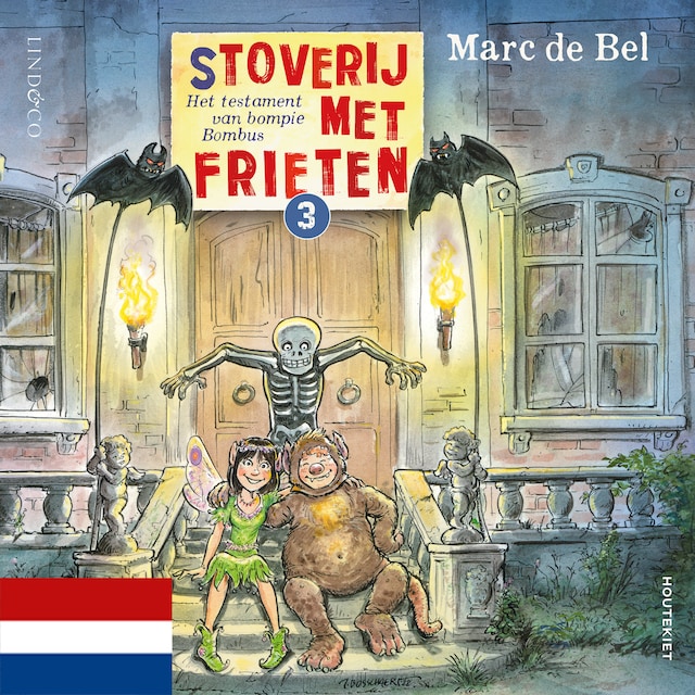 Book cover for Stoverij met frieten (3) - Het testament van bompie Bompus (Nederlands gesproken)