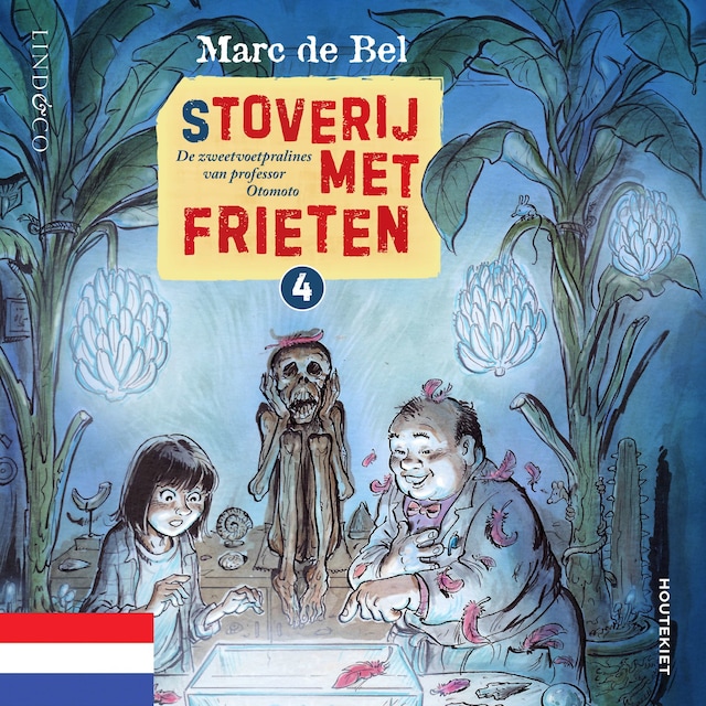 Book cover for Stoverij met frieten (4) - De zweetvoetpralines van professor Otomoto (Nederlands gesproken)