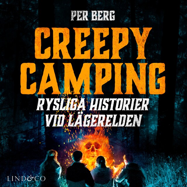 Boekomslag van Creepy camping: Rysliga historier vid lägerelden