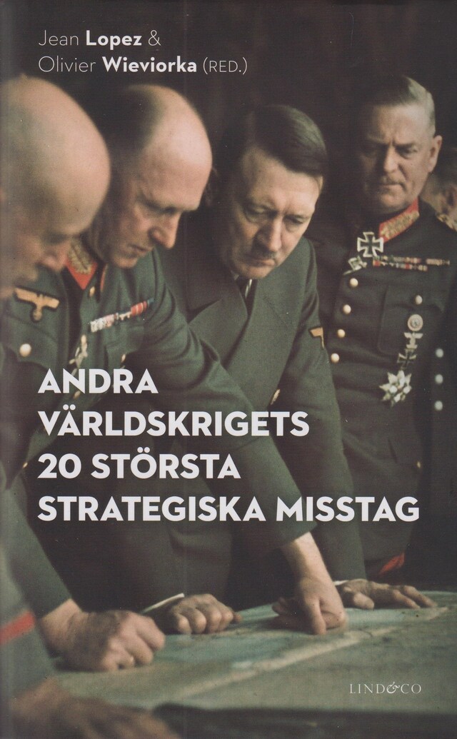 Book cover for Andra världskrigets 20 största strategiska misstag