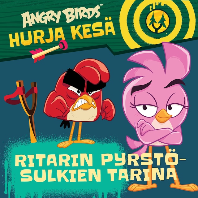 Book cover for Angry Birds: Ritarin pyrstösulkien tarina