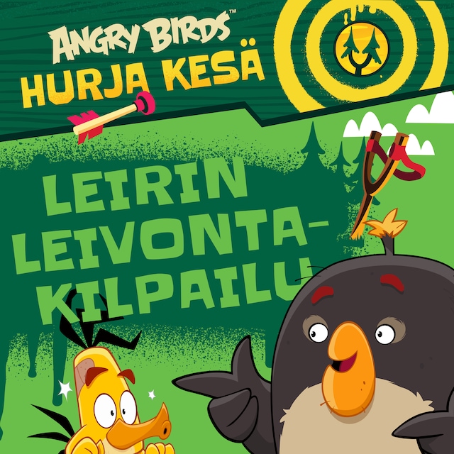 Okładka książki dla Angry Birds: Leirin leivontakilpailu
