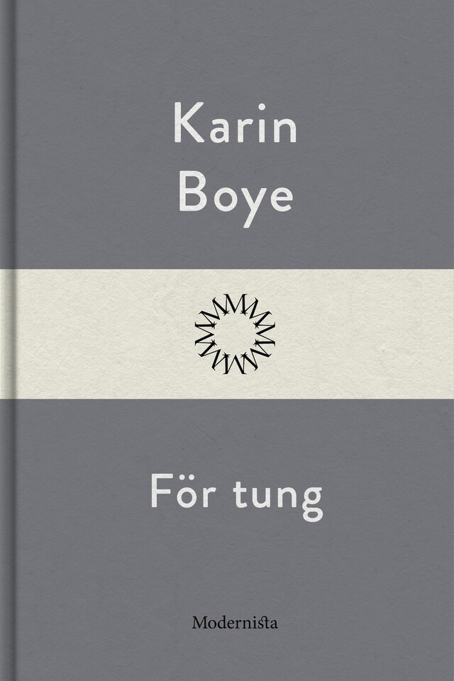 Book cover for För tung