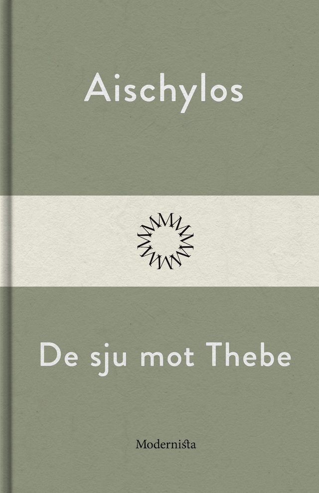 Buchcover für De sju mot Thebe