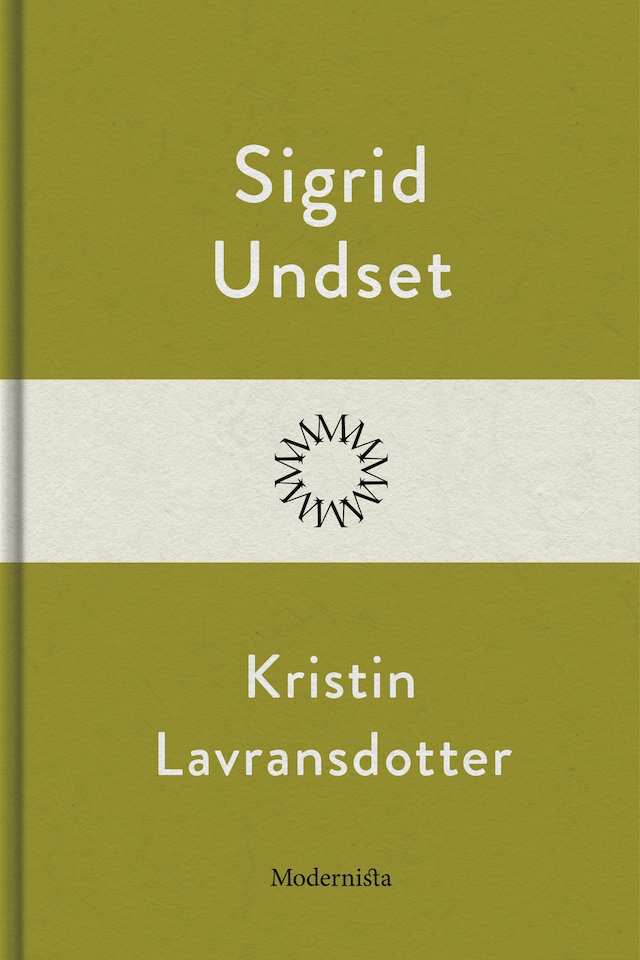 Kirjankansi teokselle Kristin Lavransdotter