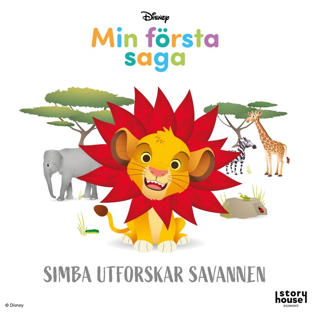 Kirjankansi teokselle Simba utforskar savannen