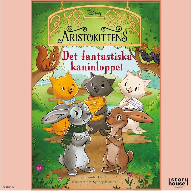 Kirjankansi teokselle Aristokittens. Det fantastiska kaninloppet