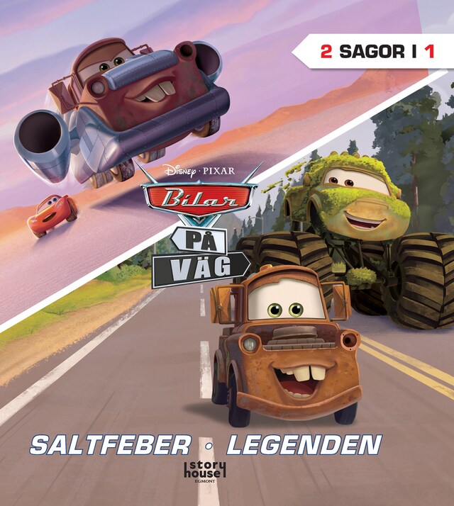 Bokomslag for Bilar på väg. Saltfeber och Legenden