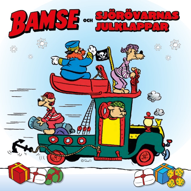 Book cover for Bamse och sjörövarnas julklappar
