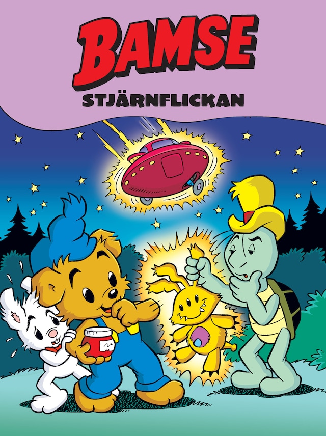 Book cover for Bamse och stjärnflickan (Läs & Lyssna)