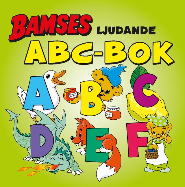 Bokomslag för Bamses ljudande ABC-bok