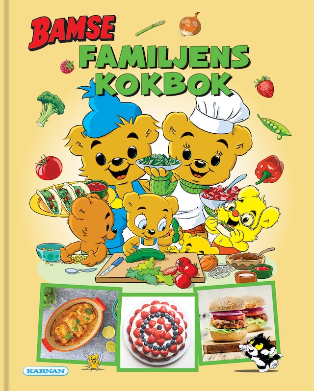 Book cover for Bamse Familjens kokbok