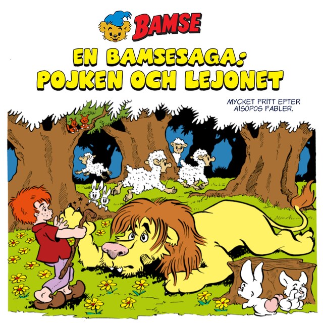 Couverture de livre pour En Bamsesaga: Pojken och lejonet