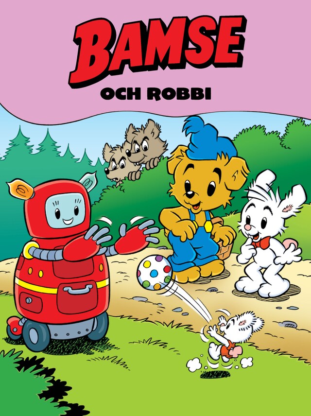 Book cover for Bamse och Robbi (Läs & lyssna)