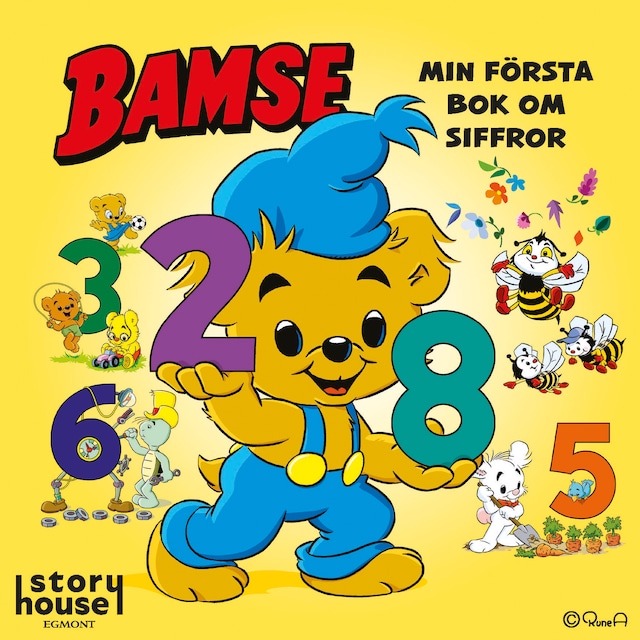 Book cover for Bamse. Min första bok om siffror