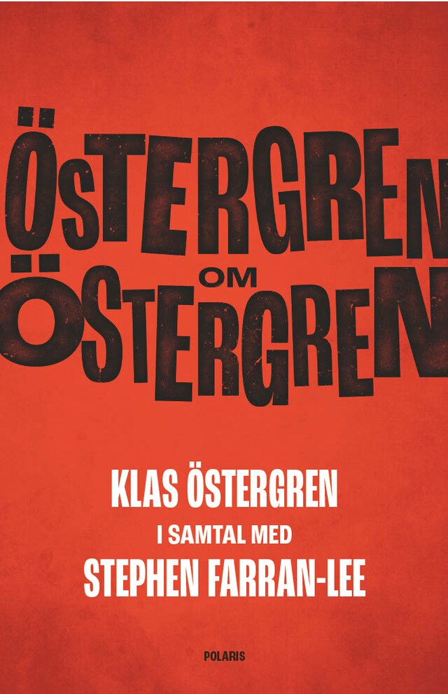 Copertina del libro per Östergren om Östergren