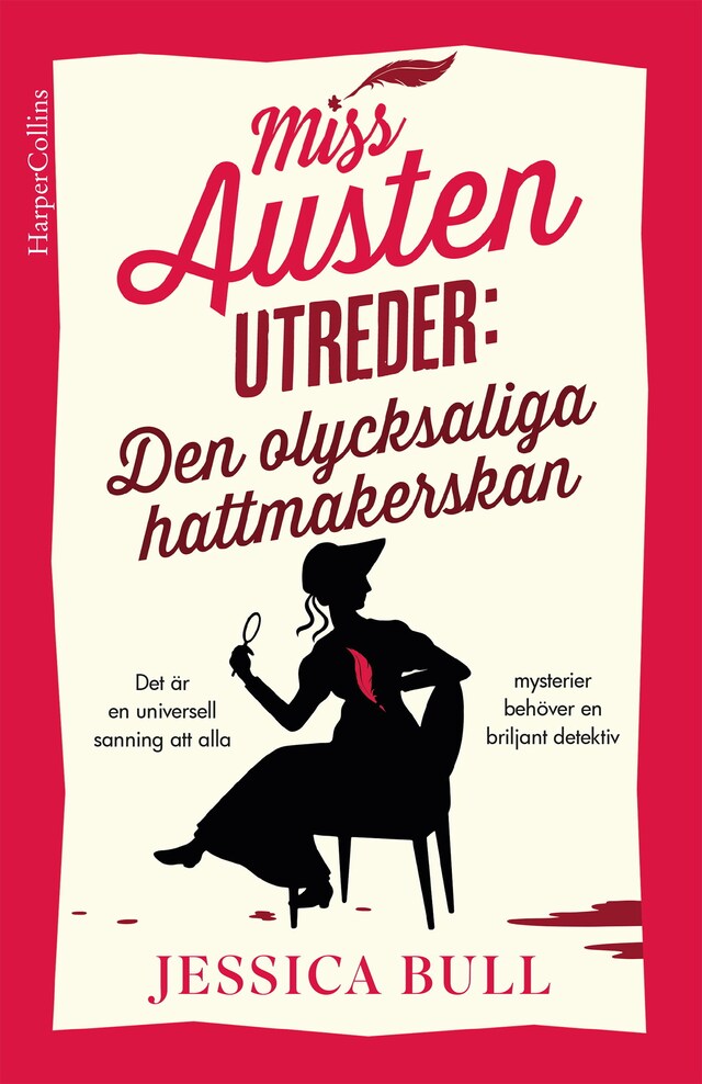 Book cover for Den olycksaliga hattmakerskan