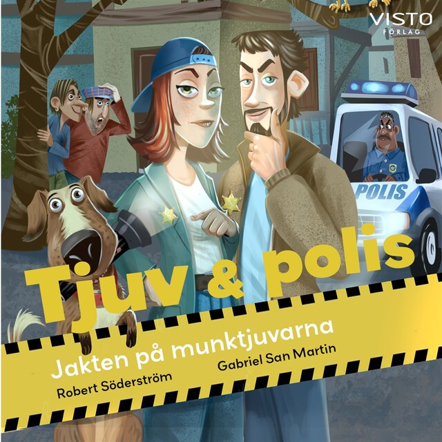 Kirjankansi teokselle Tjuv och polis : Jakten på munktjuvarna