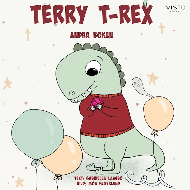 Kirjankansi teokselle Terry T-Rex, andra boken