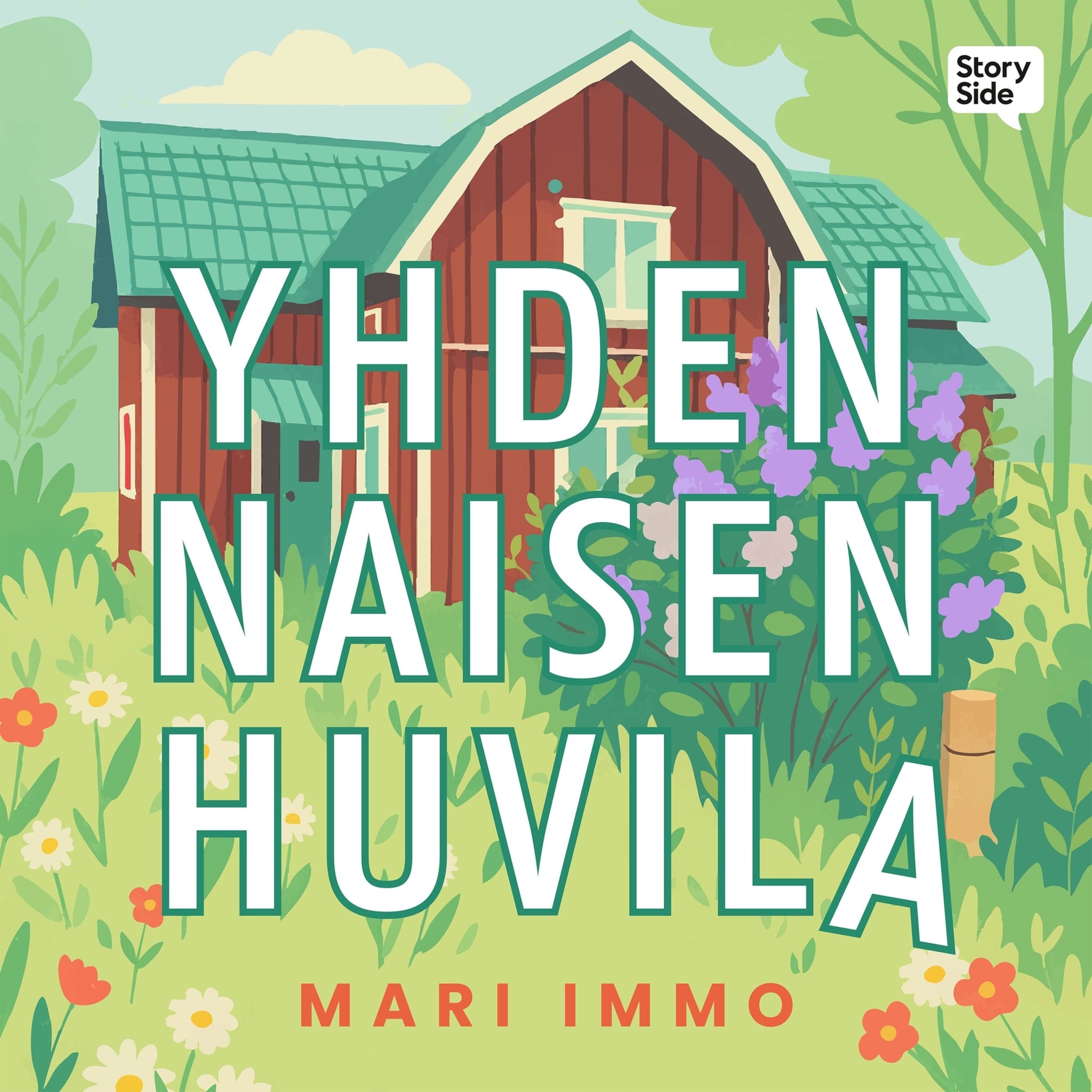 Äänikirjan Yhden naisen huvila kansikuva