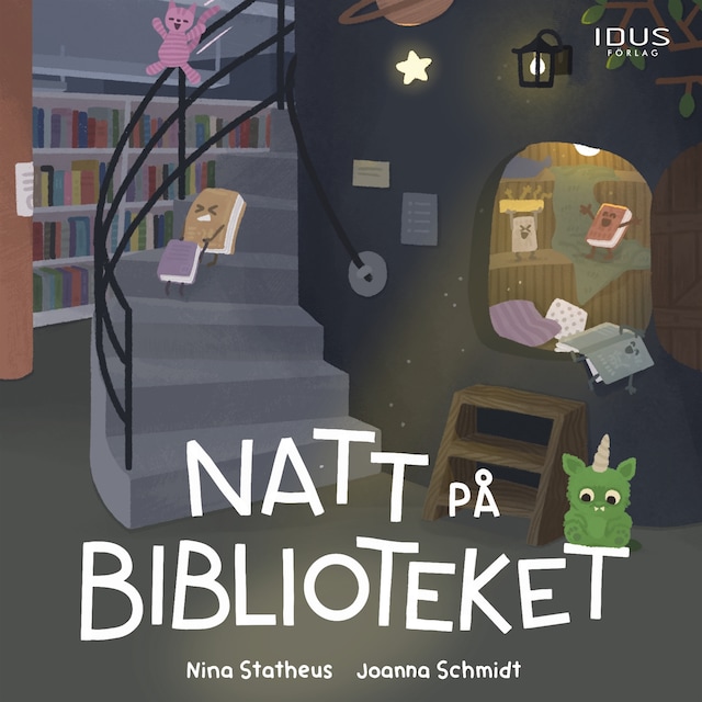 Buchcover für Natt på biblioteket