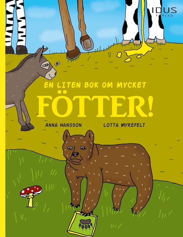 Book cover for En liten bok om mycket fötter!