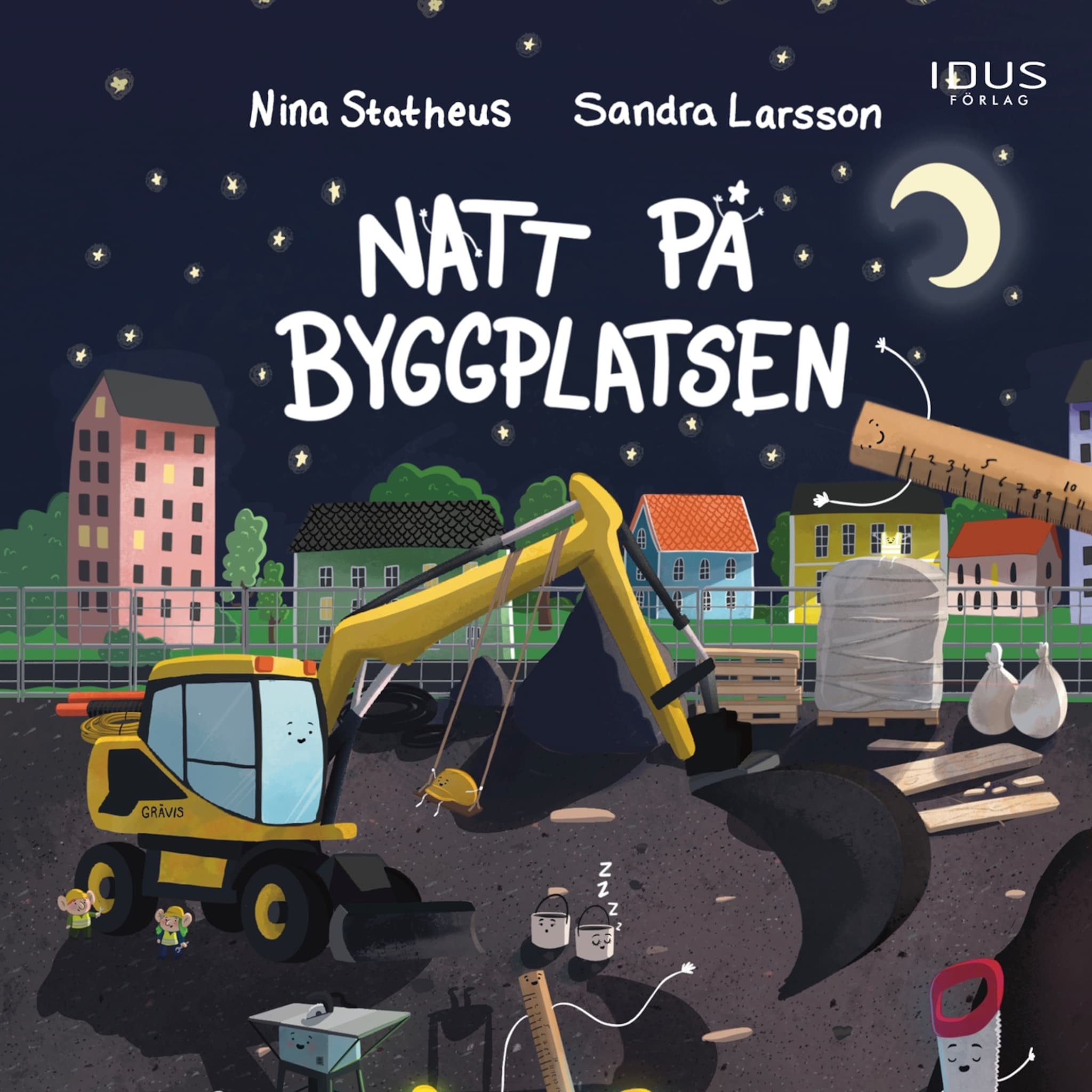 Natt på byggplatsen