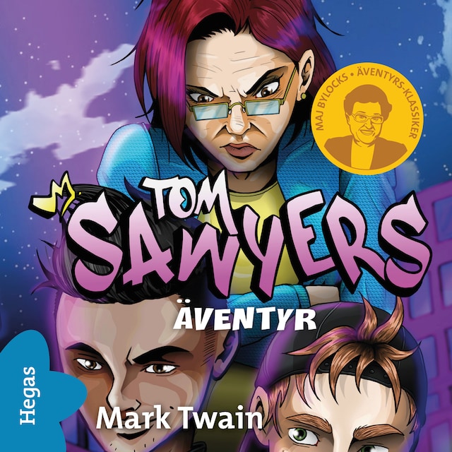 Book cover for Tom Sawyers äventyr