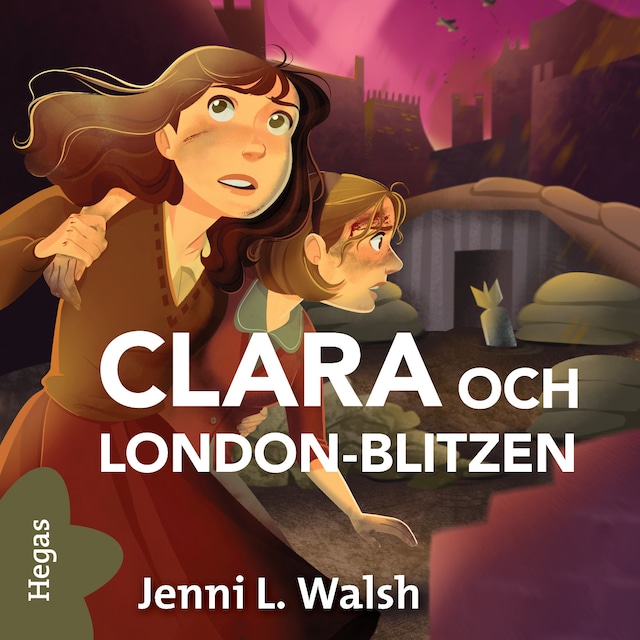 Okładka książki dla Clara och London-blitzen