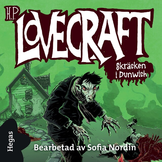 Couverture de livre pour Skräcken i Dunwich