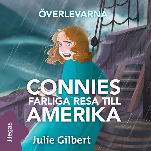 Book cover for Connie och den farliga Amerikaresan