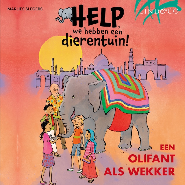 Book cover for Help, we hebben een dierentuin! Een olifant als wekker