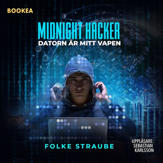 Buchcover für Midnight hacker. Datorn är mitt vapen