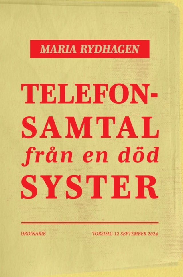 Book cover for Telefonsamtal från en död syster