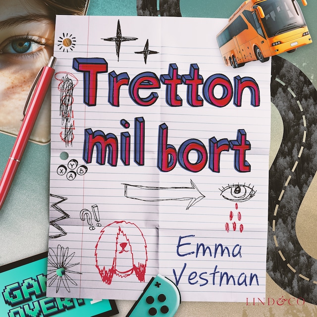 Book cover for Tretton mil bort