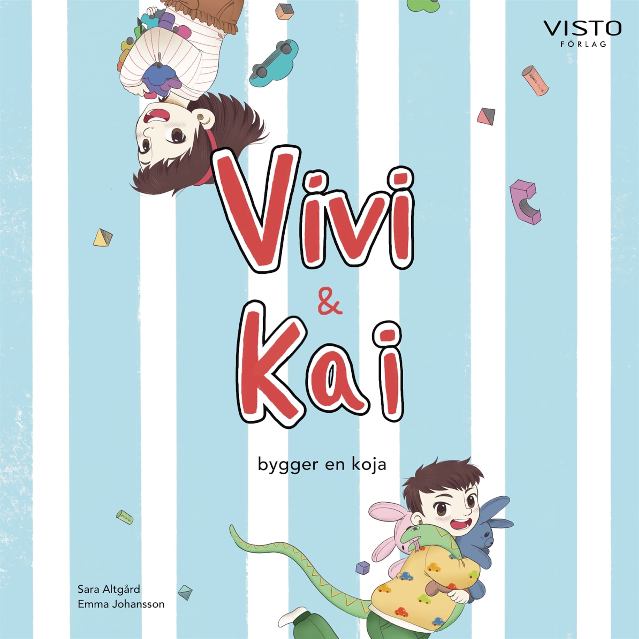 Vivi och Kai bygger en koja