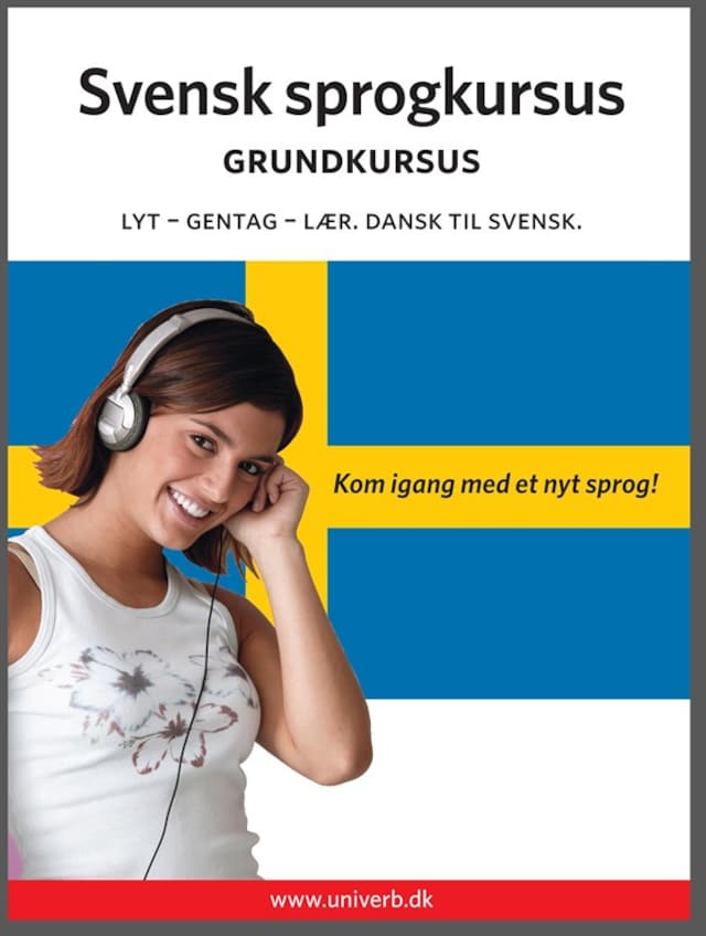 Couverture de livre pour Svensk sprogkursus Grundkursus