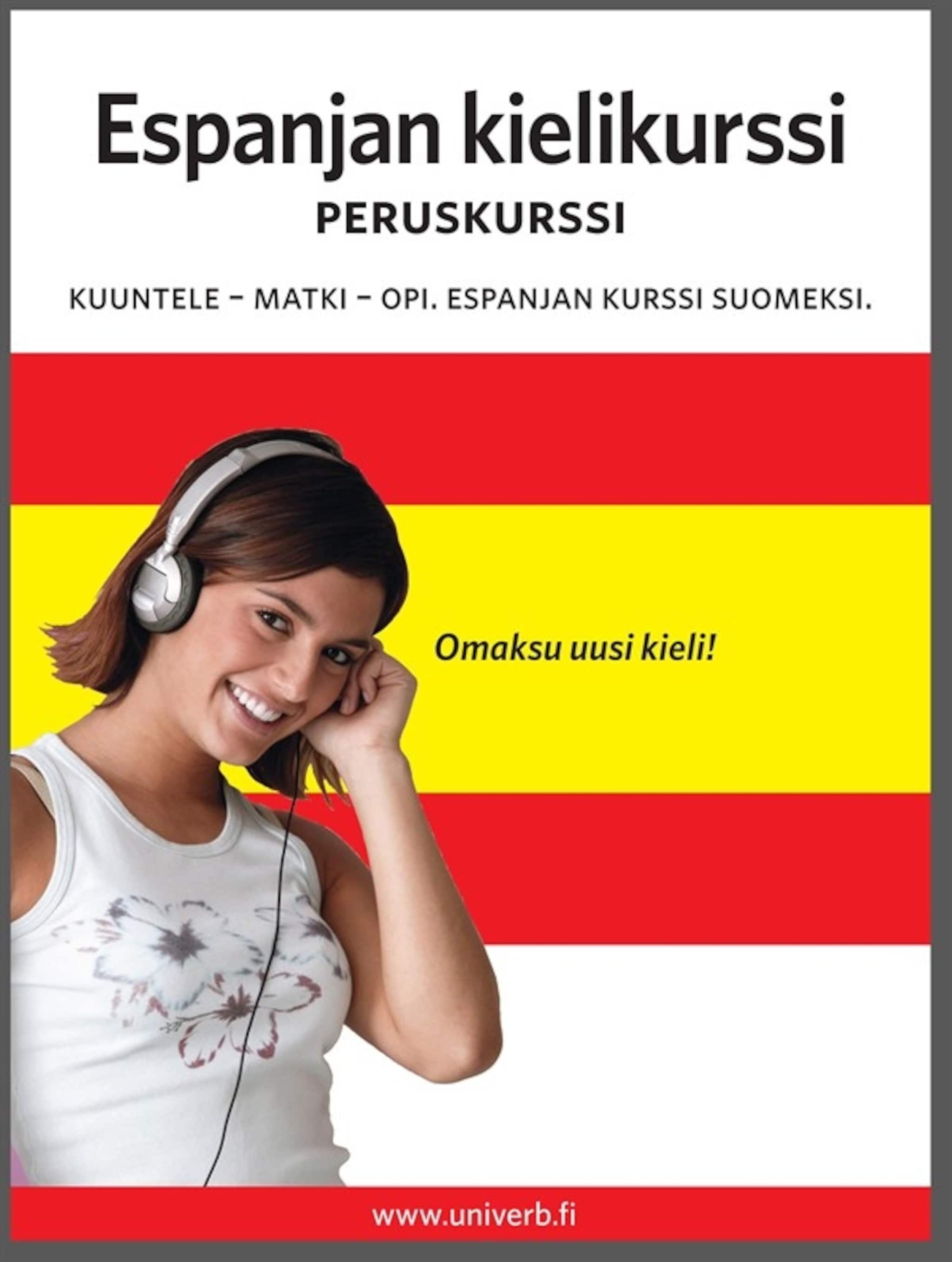 Äänikirjan Espanjan kielikurssi peruskurssi kansikuva