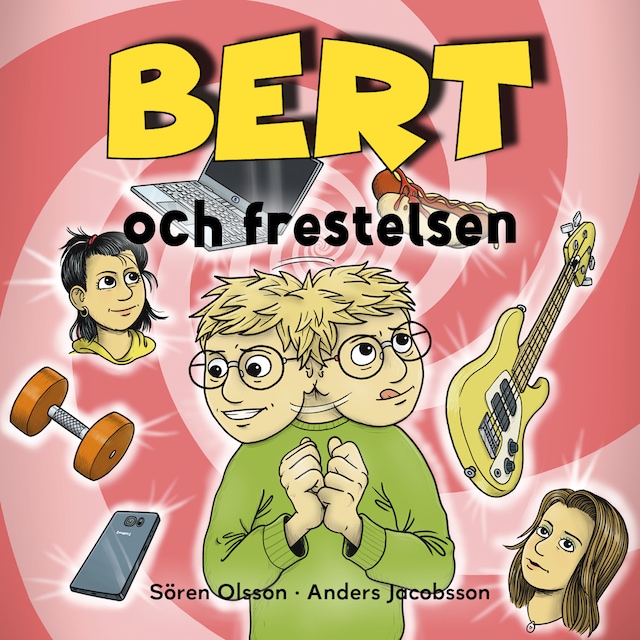 Boekomslag van Bert och frestelsen